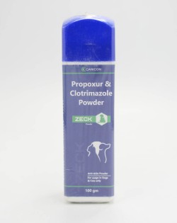 ZECK powder 100 g proposer & Clotrimazole powder