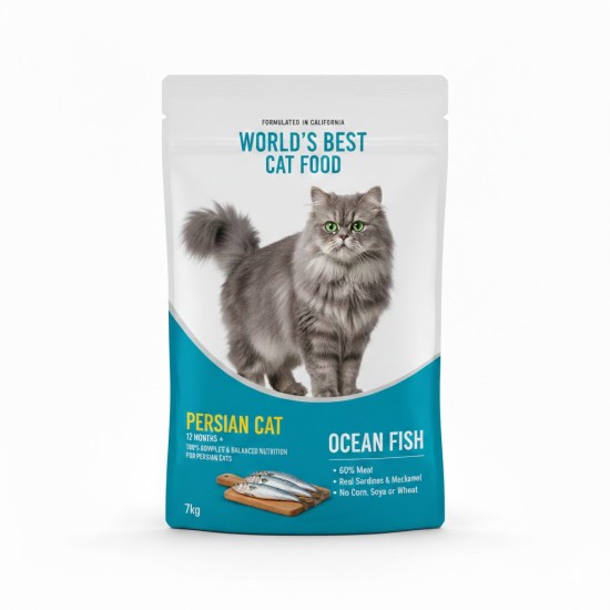 WORLD BEST CAT FOOD PERSIAN OCIAN FISH 7kg