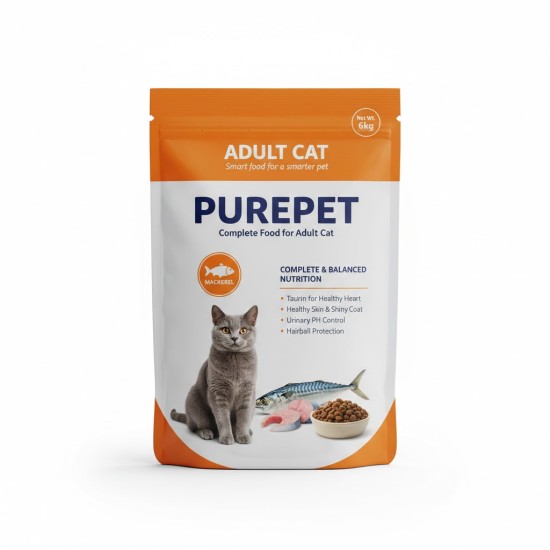 Purepet Cat Adult Mackerel 6kg