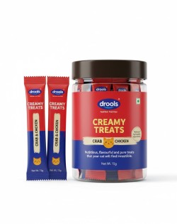 Drools Creamy Treats For Cats Crab & Chicken 25pcs