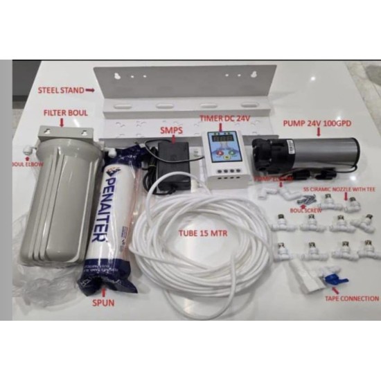 Fogger Kit of 20 Nozzles with Timer, Filter and Other Accessories 
